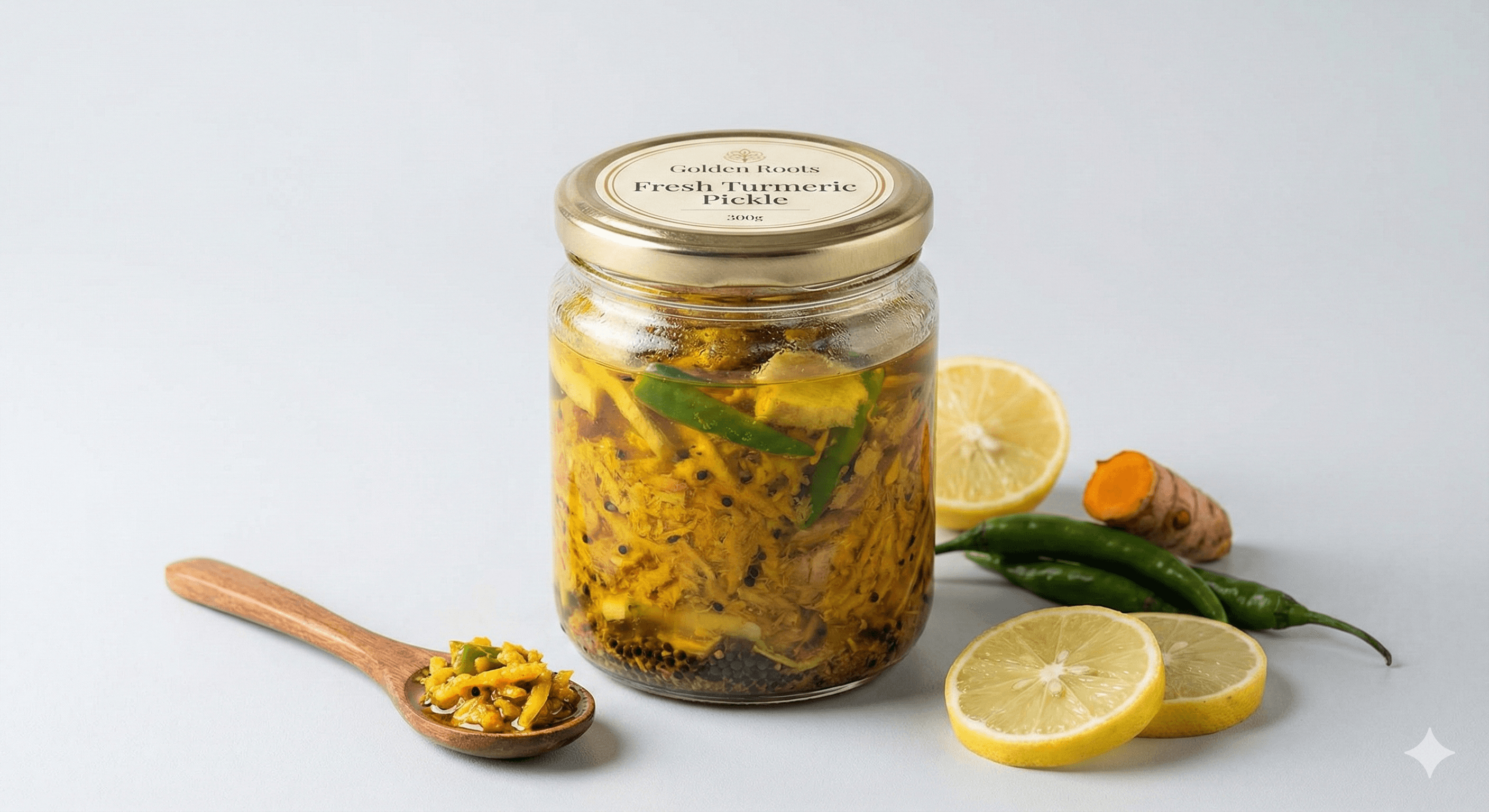 Golden Roots Fresh Turmeric Pickle